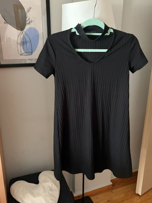 Mini rib dress used, black, size M