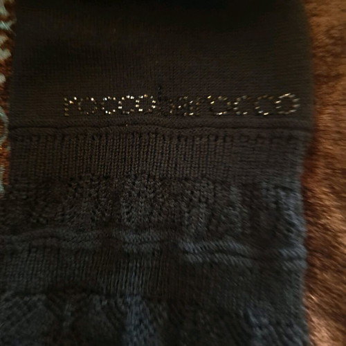 Roccobarocco wool dress black like new, size L