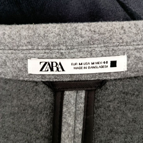 Zara men's coat gray like new, size M