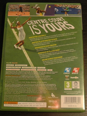 Top Spin 4 Xbox 360 new, tennis sports game