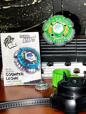 Hasbro Tomy Beyblade Counter Leone 145D BB-04 Legends used, Metal Masters