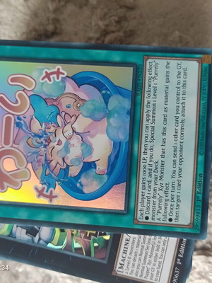 Yu-Gi-Oh Purrely Pretty Memory card like new, ultra rare