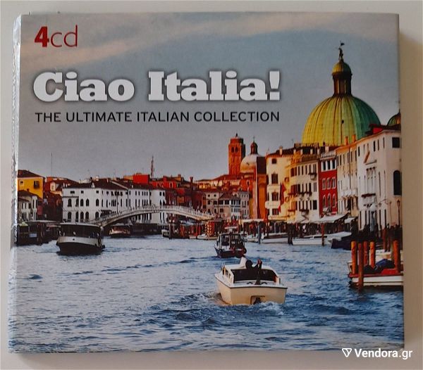  4 CD me xena italian tragoudia  se mia sillektiki kasetina.