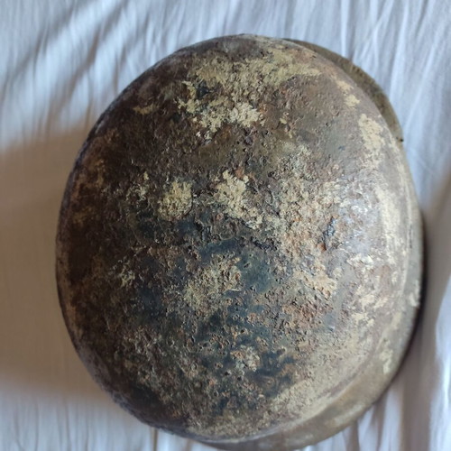 German M-35 Helmet used vintage World War II collectible