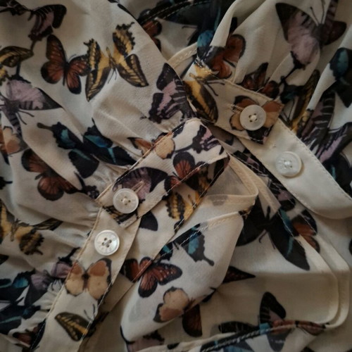Ted Baker Butterfly blouse beige, like new, size M