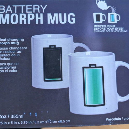 Battery Morphy Mug cup new