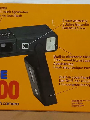 Kodak Ektralite 400 vintage αναλογική φωτογραφική μηχανή σαν καινούργιο, φιλμ 110