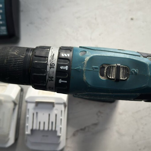 Makita Cordless Hammer Drill 18V used with 2x 1.5Ah Batteries