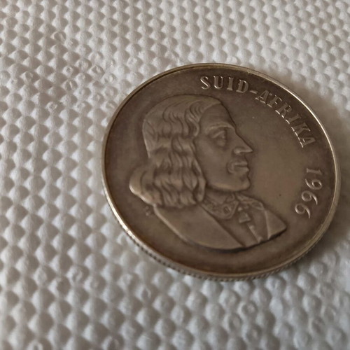 Νόμισμα 1 Rand Suid Afrika 1966 ασημένιο 830, συλλεκτικό σπάνιο