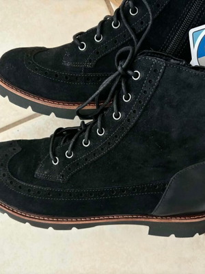 Aetrex Anatomical Orthotic Leather Suede Waterproof Ankle Boots Size 38 New
