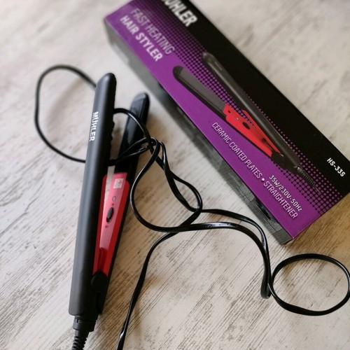 Muhler hair straightener like new, small and fast heating