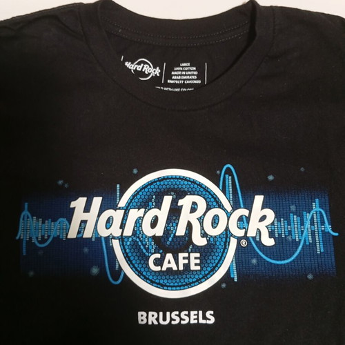 Hardrock Cafe Brussels Kids T-shirt like new, size Large