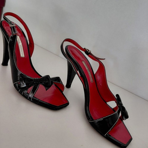 Gianna Kazakou black sandals like new for special occasions