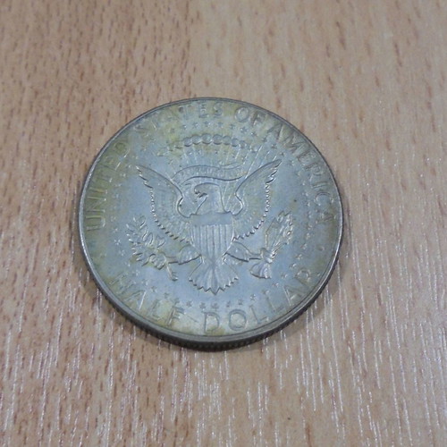 Silver Half Dollar 1967 with J.F.K. used