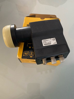 Inverto Unicable Quad 40mm LNB μαύρο σαν καινούργιο