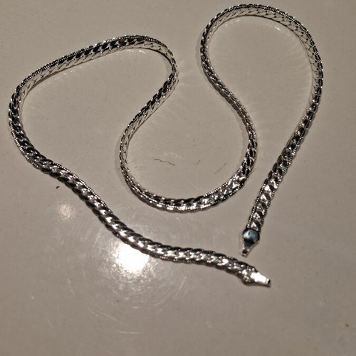Chain 925 sterling silver, 49 cm, new