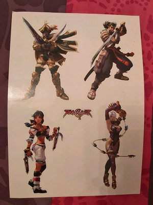 Αυτοκόλλητο Soul Calibur 2 σαν καινούργιο, μέγεθος Α4