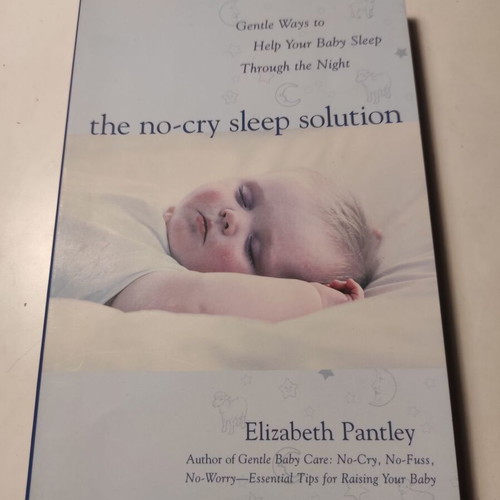 The No-Cry Sleep Solution book used, Elizabeth Pantley, English