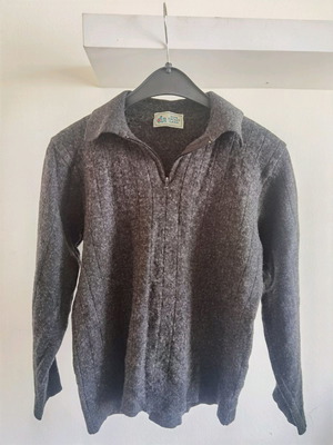 Πουλόβερ zipper Douros μεταχειρισμένο, γκρι, unisex, μέγεθος M