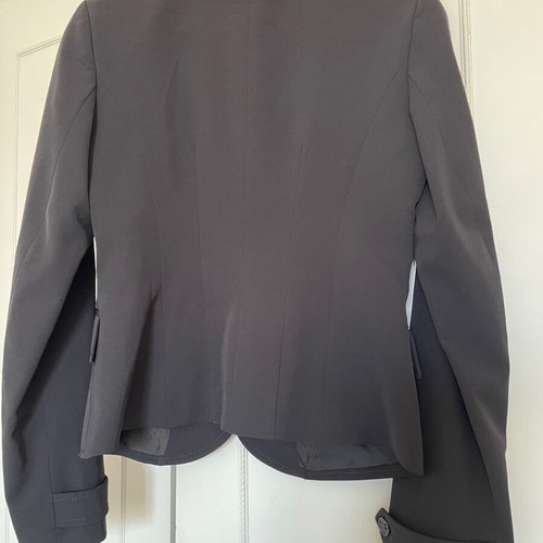 Benetton women's jacket like new, size S 36 8, black