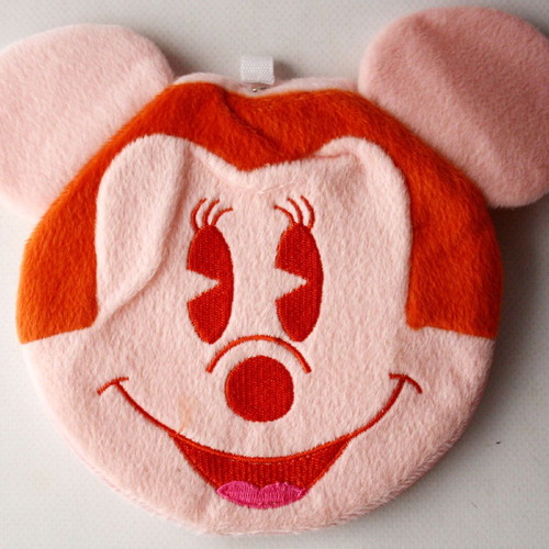Vintage Disney Minnie Mouse plush CD case new