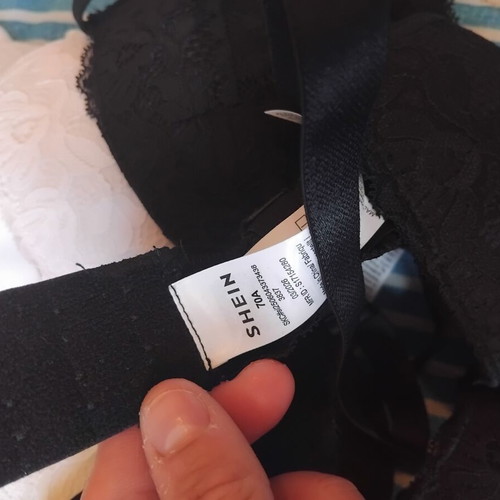 Push Up Bras Set new, sizes XS and 70A, Shein, black and white