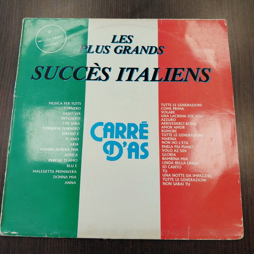 Vinyl record with Italian songs from the '70s used