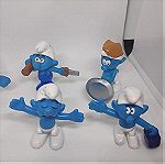  12 Συλλεκτικες Γνησιες Φιγουρες Peyo Original Design Smurfs