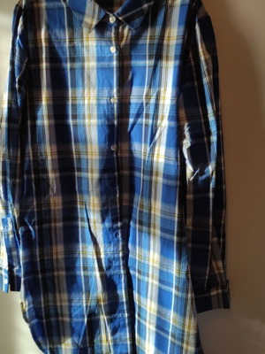 Noobass checked shirt like new, blue multicolor, XL