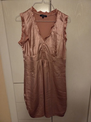 Denny Rose pink satin dress like new, size S