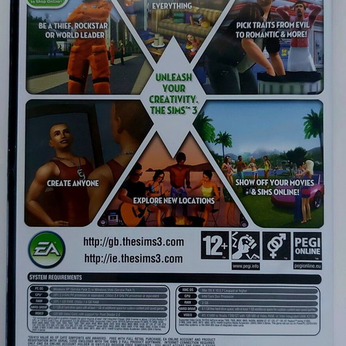 The Sims 3 video game like new, 2009 version for PC