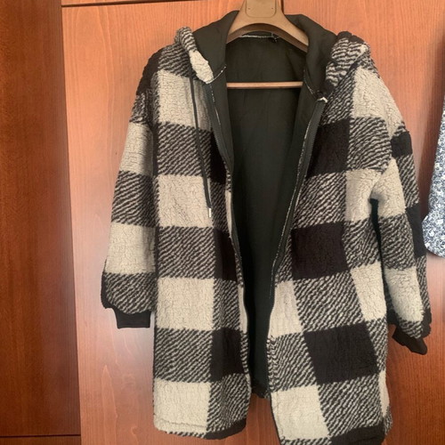 Jacket cardigan new, size L, black and gray