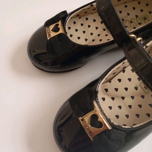 Moschino baby ballerina shoes used size 21