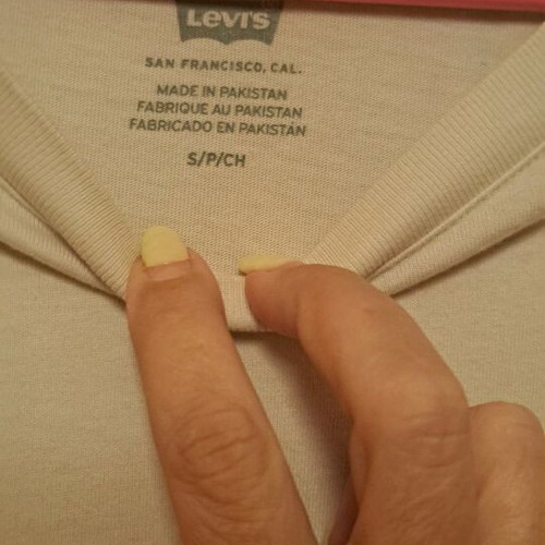Levi's dress used, loose fit, blue and red