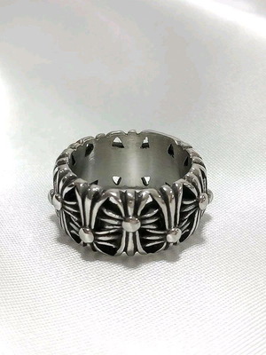 Stainless Steel Ring No8 With Irish Templar Cross New