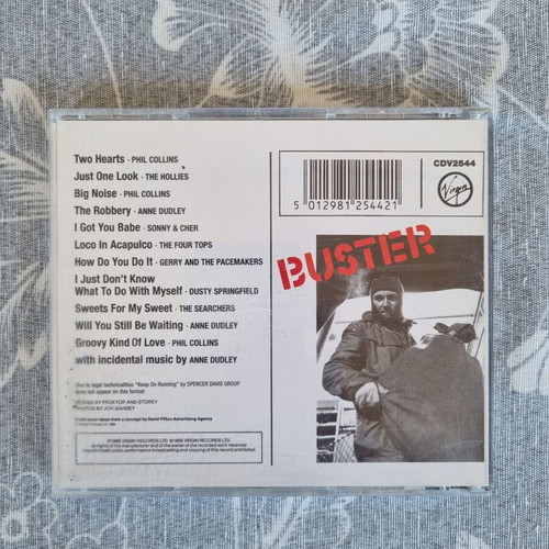 Buster The Original Motion Picture Soundtrack CD like new, pop