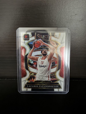 2025-26 Select EuroLeague White Scope Prizm #143 Lazaros Papadopoulos card like new