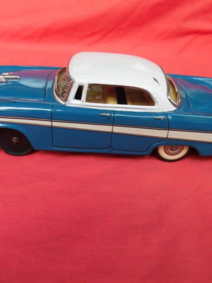 Τσίγκινος λιθόγραφος Plymouth 1958 συλλεκτικός, made in Japan, με έλλειψη