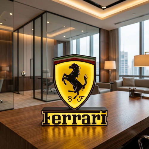 Ferrari logo new decorative 22x24 cm