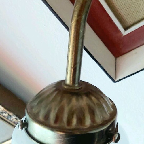 Φωτιστικό επιτραπέζιο-γραφείου παλαιό από μασίφ μπρούτζο σαν καινούργιο