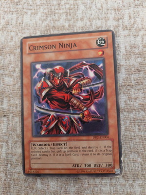 Yu-Gi-Oh Crimson Ninja κάρτα