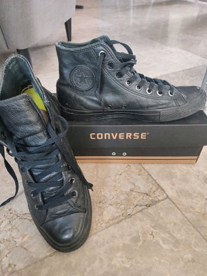 Converse All Star leather boots used, size 42, black
