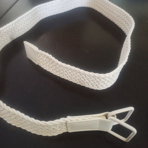 Women's belts used, pack of 3, size 80, black and white
