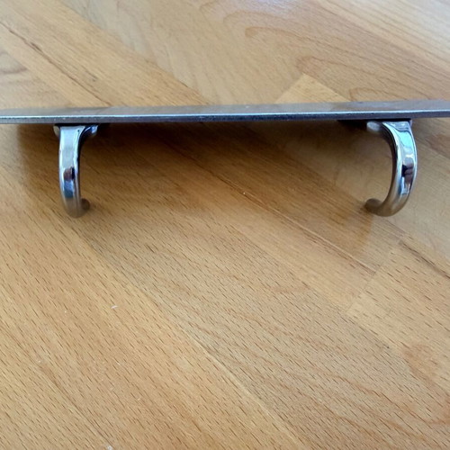 Wall hanger 2-position inox, like new, 17cm x 4cm