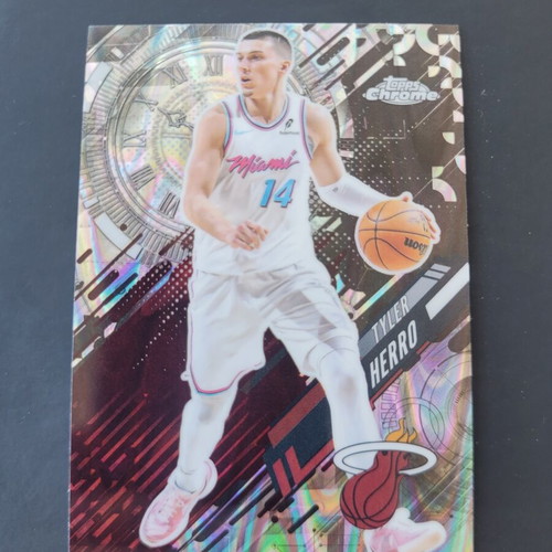 Topps Chrome 2025 26 Tyler Herro Go Time card like new