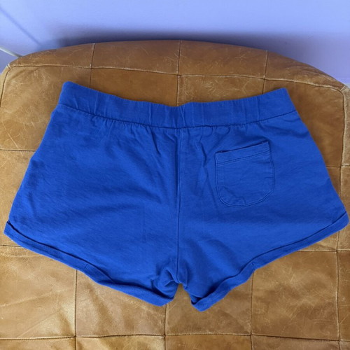 Pink Woman blue shorts, size S