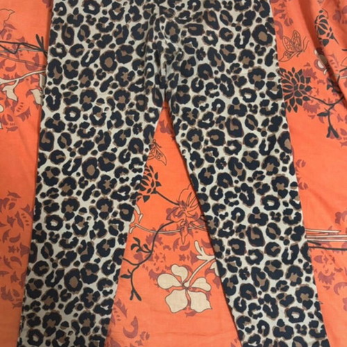 Leopard pants H&M like new, brown, size S