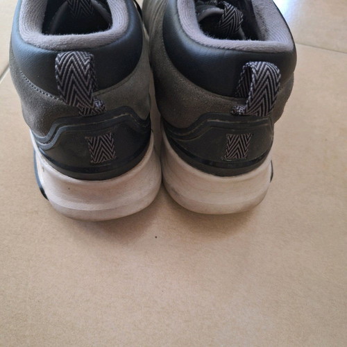 Adidas cloudfoam men's athletic shoes used, gray, size 46.5