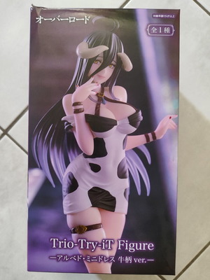 Overlord Trio-Try-iT Albedo mini dress cow pattern figure 21cm