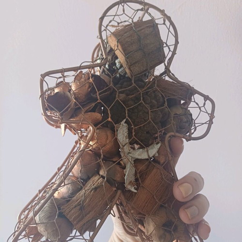 Διακοσμητικό ποτ πουρί Gingerbread Man καινούργιο